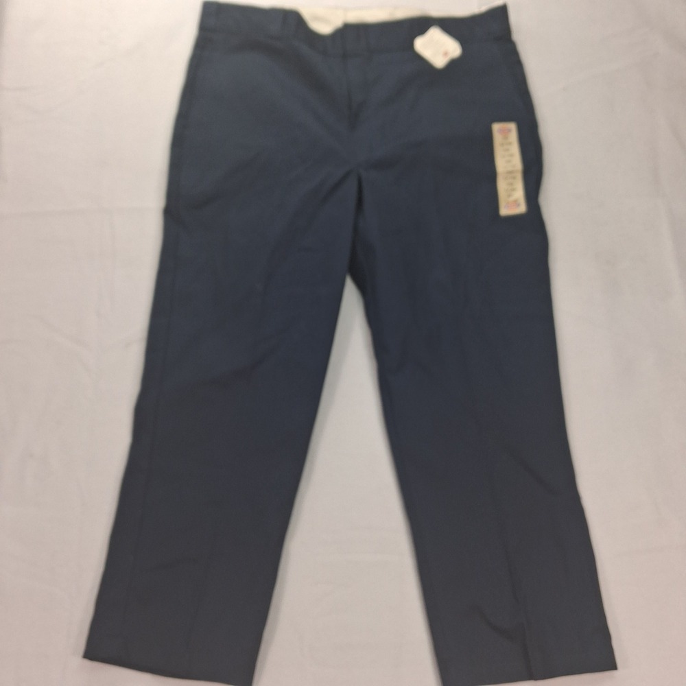 Dickies Work Pant Mens 42X28 874 Original Classic Fit Navy Blue Flat Front NEW